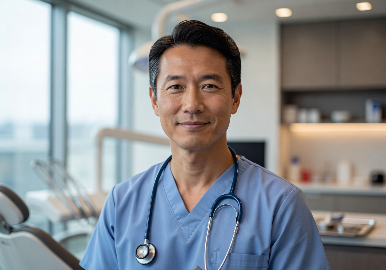 Portrait of Dr. Marcus Lee, associate dentist